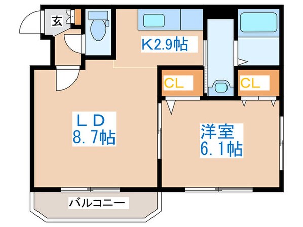 グレートヒルズ壱番館の物件間取画像